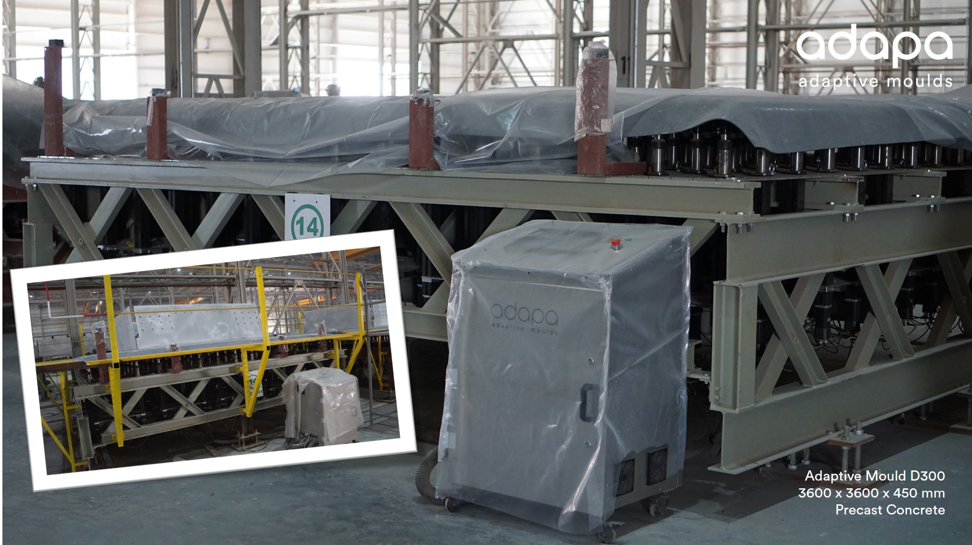 Adaptive Mould D300 – Precast Concrete