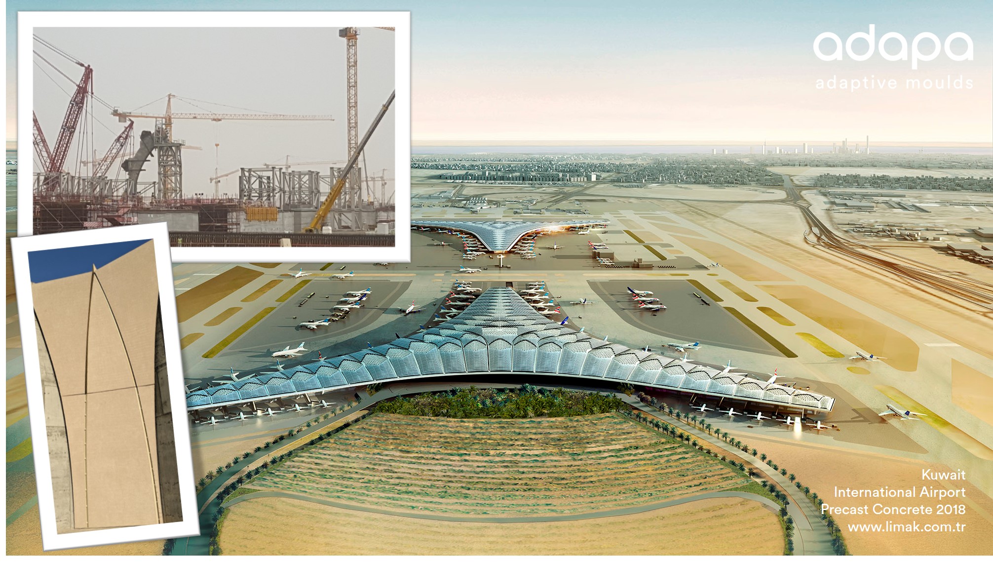 Kuwait International Airport Precast Concrete 2018